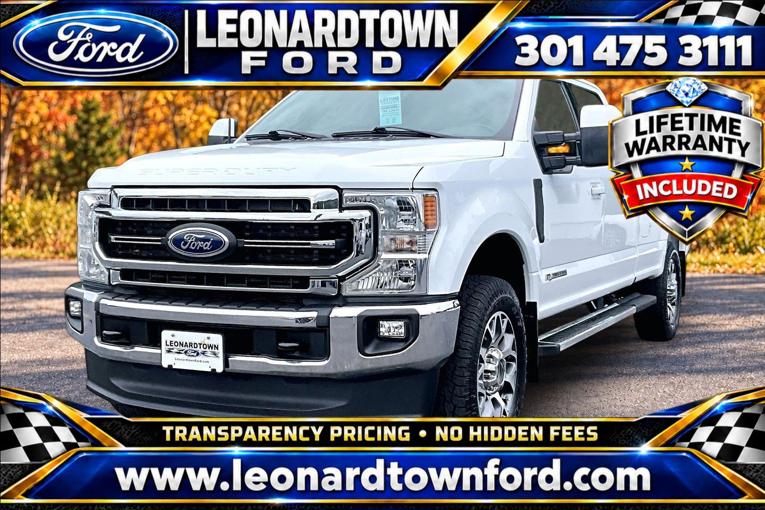 Certified 2022 Ford F350 Lariat w/ Lariat Value Package AWD/4WD image 1