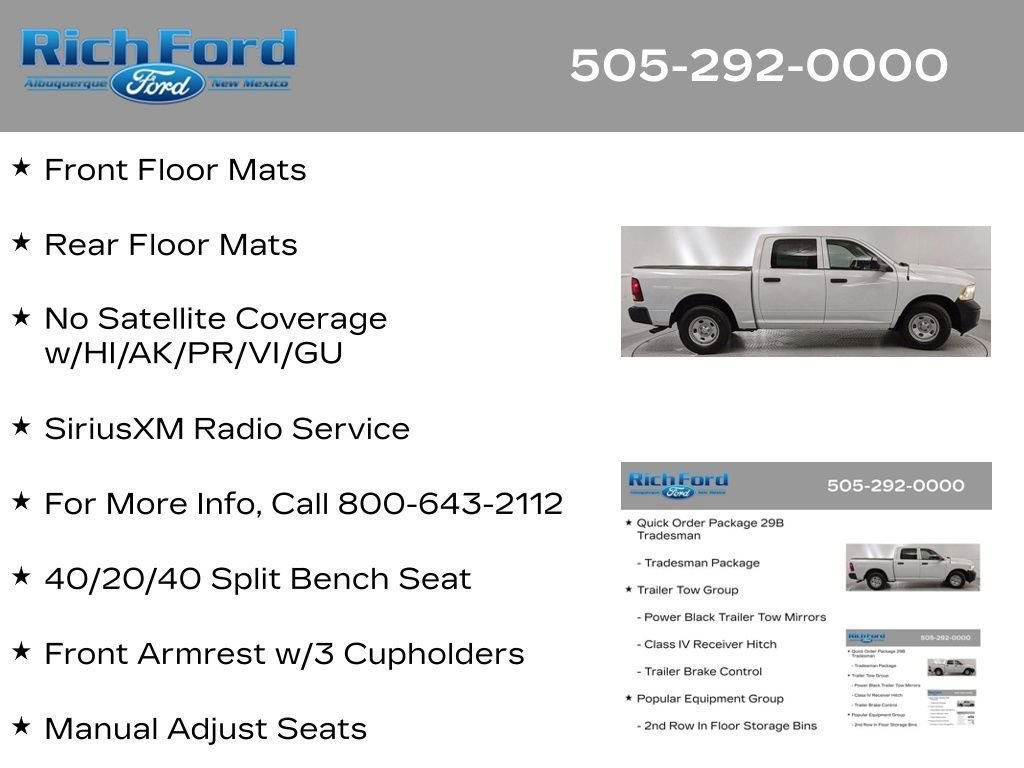 Used 2023 RAM 1500 Tradesman w/ Popular Equipment Group RWD image 52