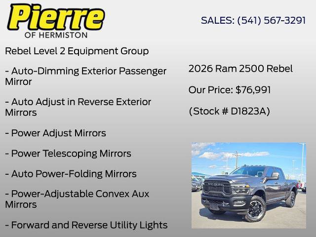 Used 2026 RAM 2500 Rebel w/ Rebel Level 2 Equipment Group AWD/4WD image 24