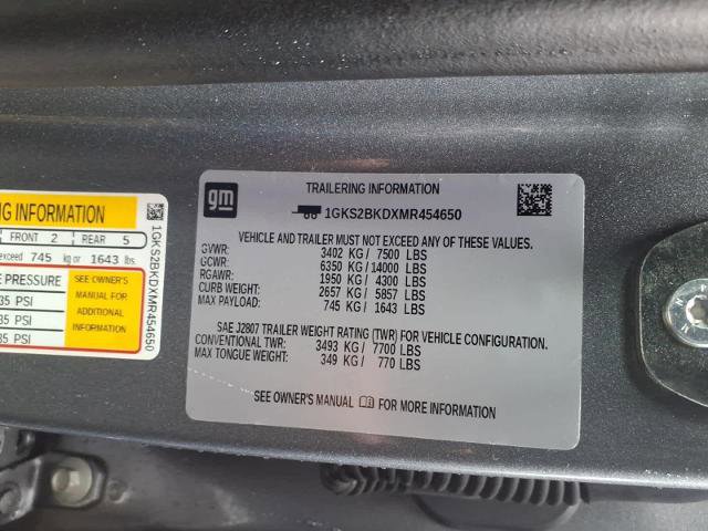 Used 2021 GMC Yukon SLT w/ SLT Premium Package image 35