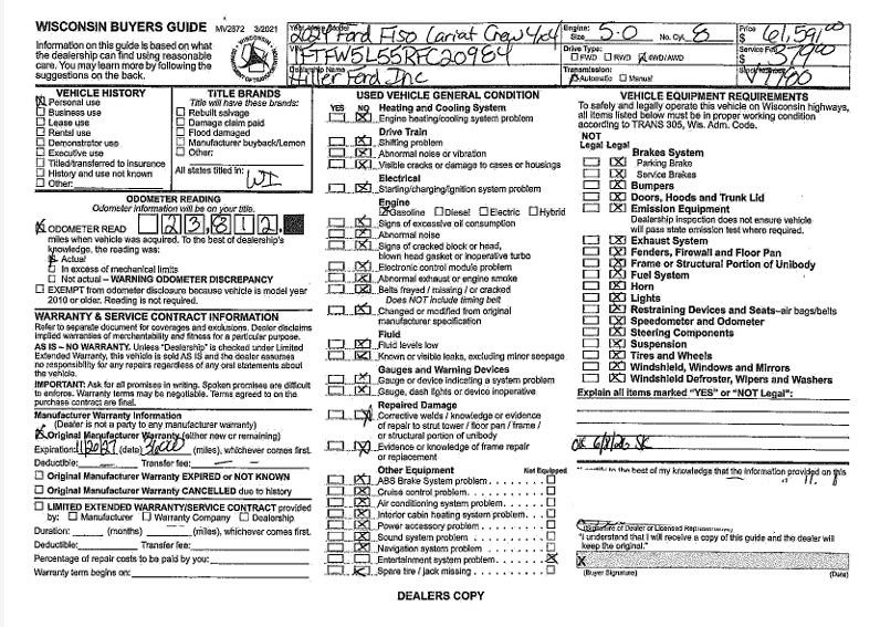 Certified 2024 Ford F150 Lariat AWD/4WD image 43