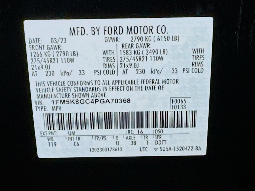 Certified 2023 Ford Explorer ST w/ Equipment Group 401A AWD/4WD image 21