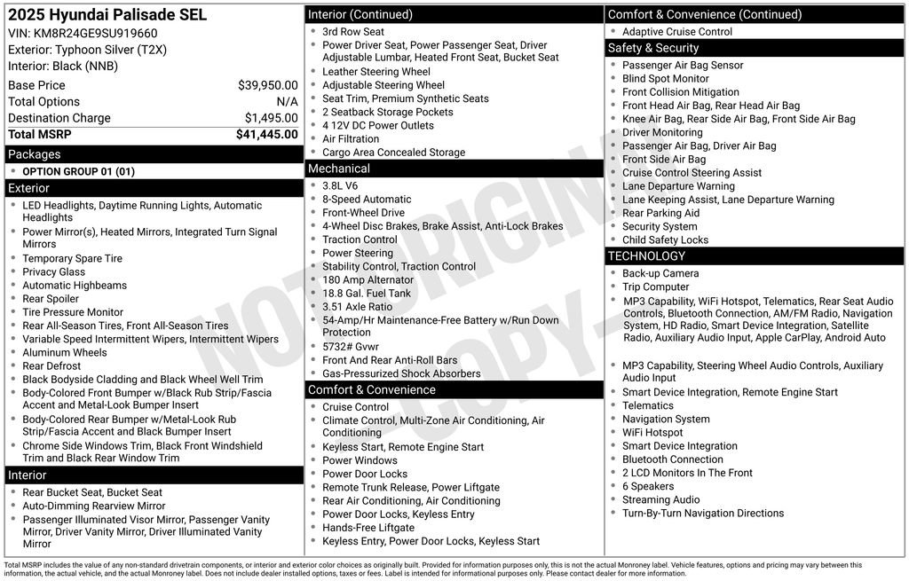Used 2025 Hyundai Palisade SEL FWD image 5