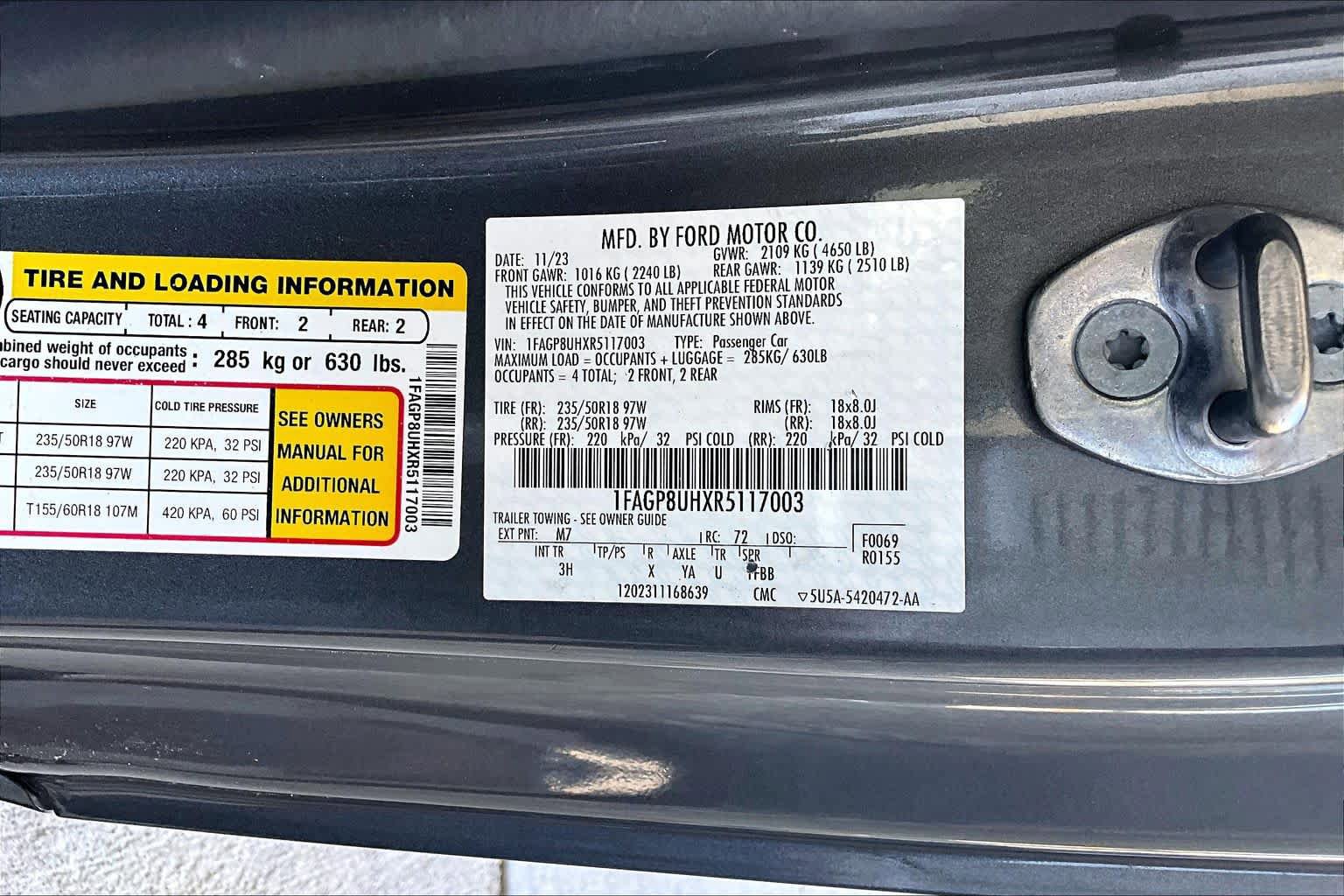 Certified 2024 Ford Mustang Premium RWD image 30