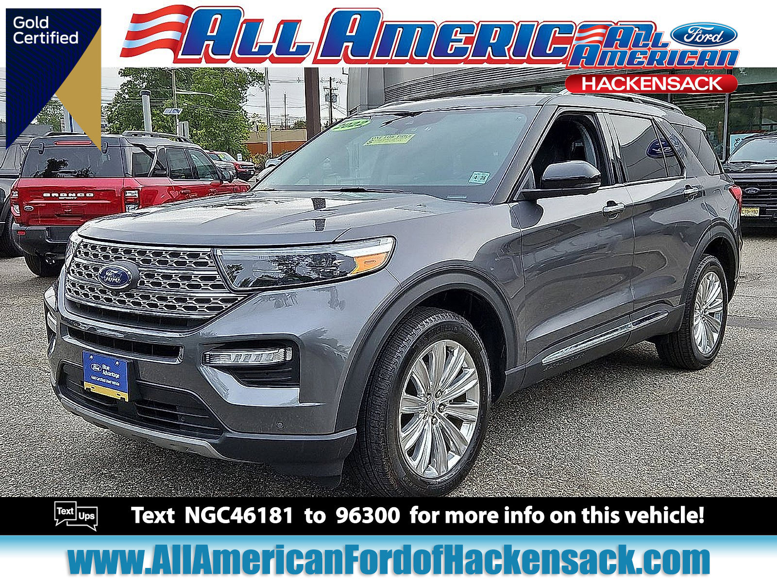 Certified 2022 Ford Explorer Limited w/ Limited Technology Package