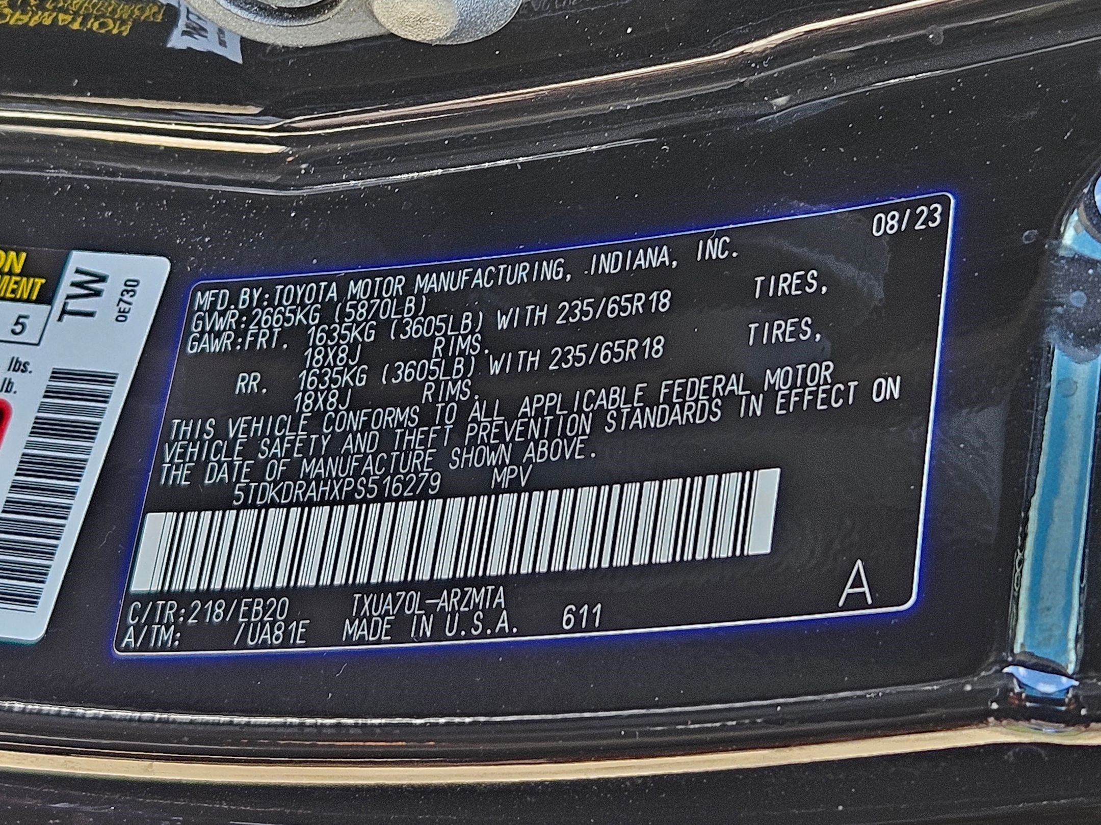 Used 2023 Toyota Highlander XLE FWD image 34