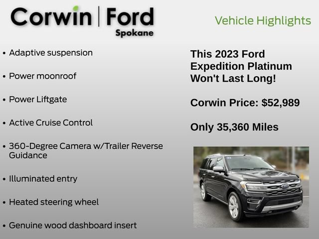 Certified 2023 Ford Expedition Platinum AWD/4WD image 13