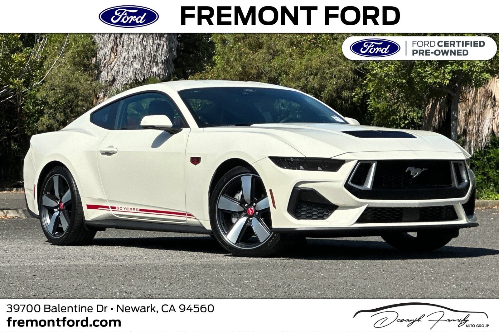 Certified 2025 Ford Mustang GT Premium w/ 60th Anniversary Package