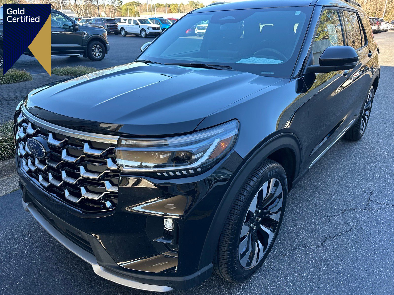 Certified 2025 Ford Explorer Platinum w/ LUX Leather Package