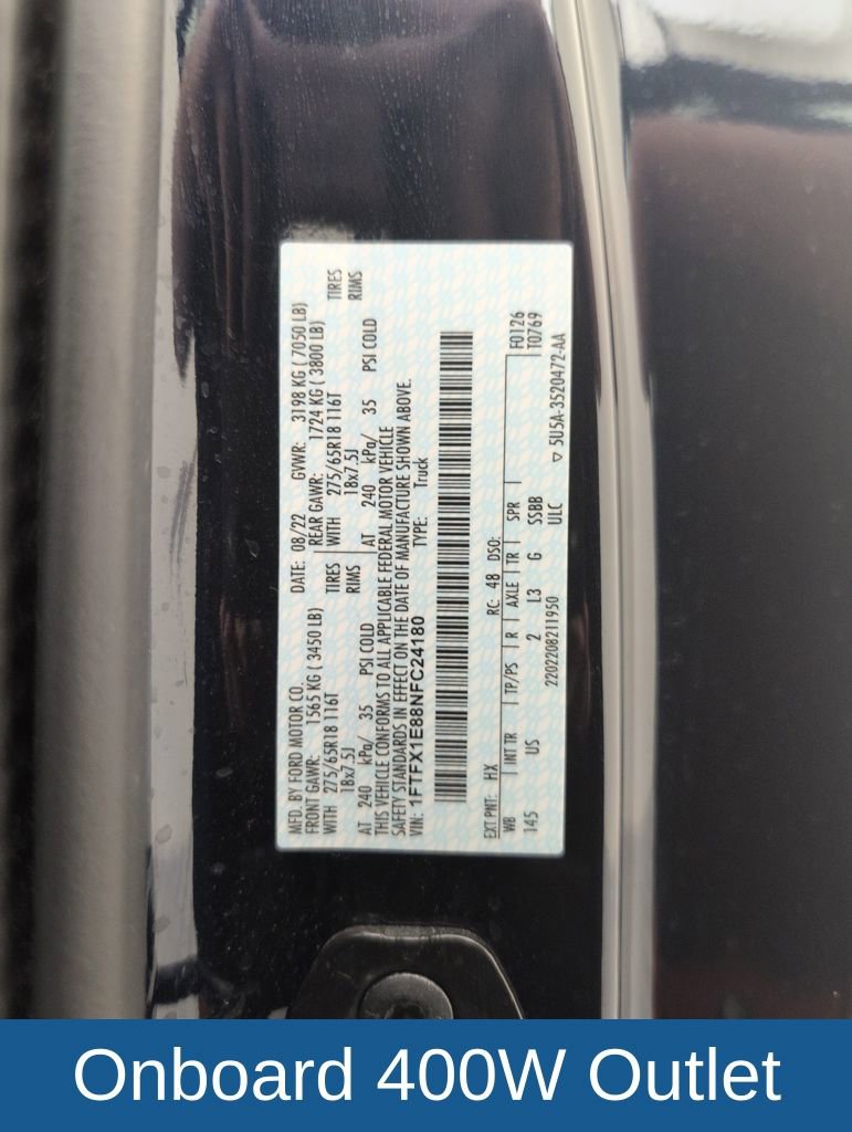 Certified 2022 Ford F150 XLT w/ Equipment Group 302A High image 48