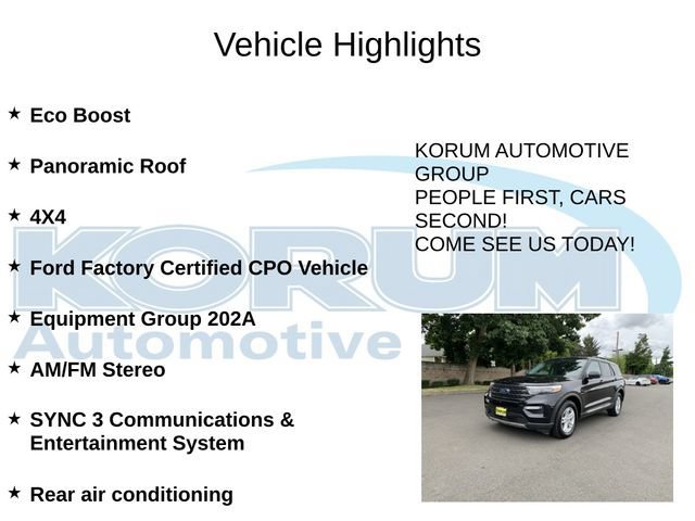 Certified 2024 Ford Explorer XLT w/ Equipment Group 202A AWD/4WD image 4