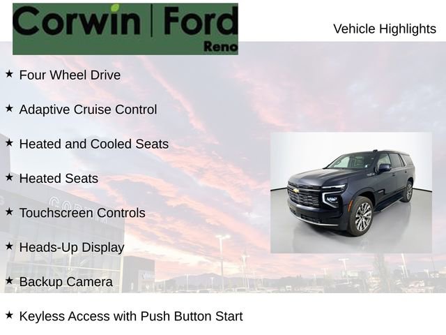 Used 2025 Chevrolet Tahoe High Country w/ LPO, Illumination Package AWD/4WD image 7