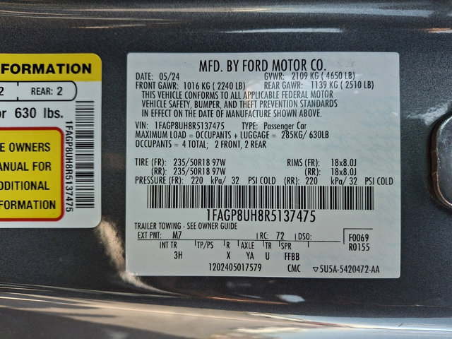 Certified 2024 Ford Mustang Premium RWD image 26