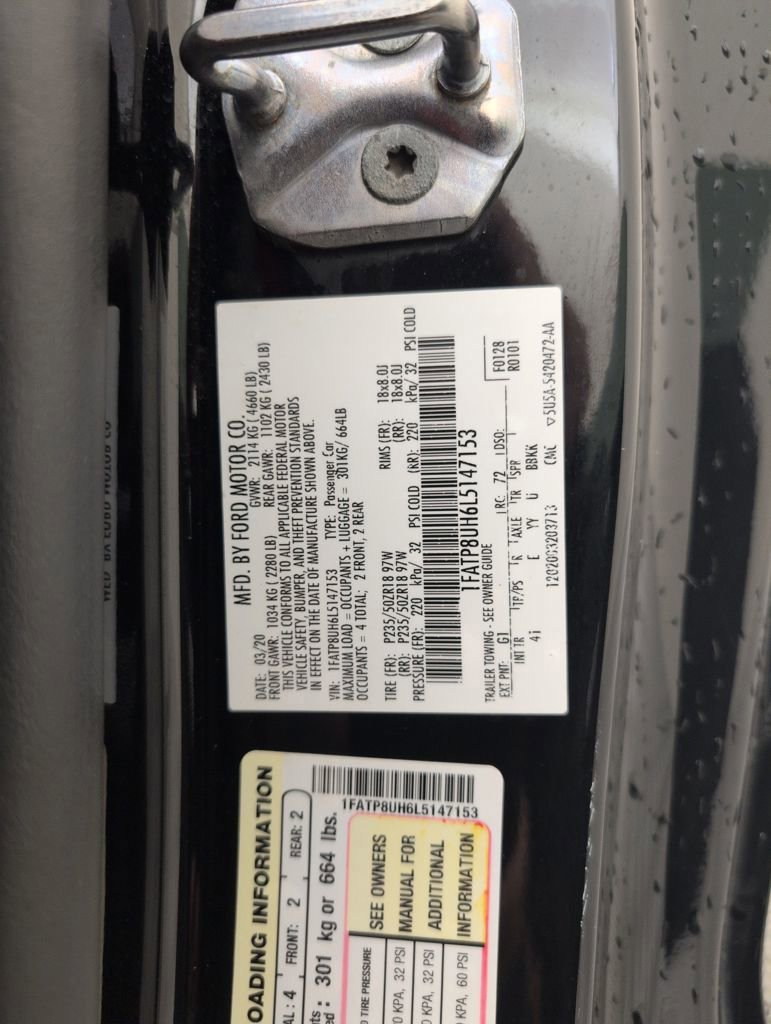 Certified 2020 Ford Mustang Premium image 47