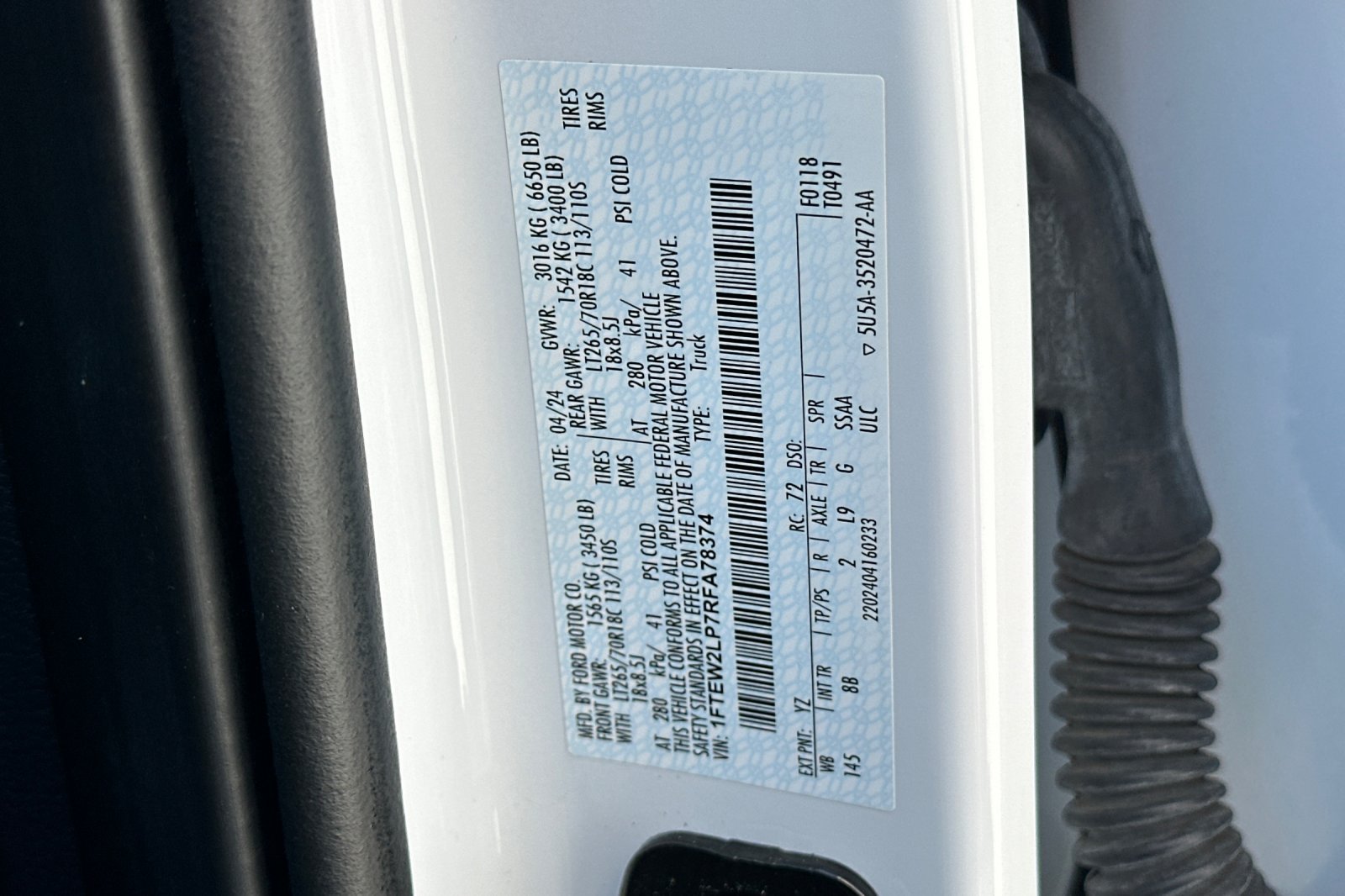 Certified 2024 Ford F150 STX w/ Equipment Group 201A FX4 AWD/4WD image 31