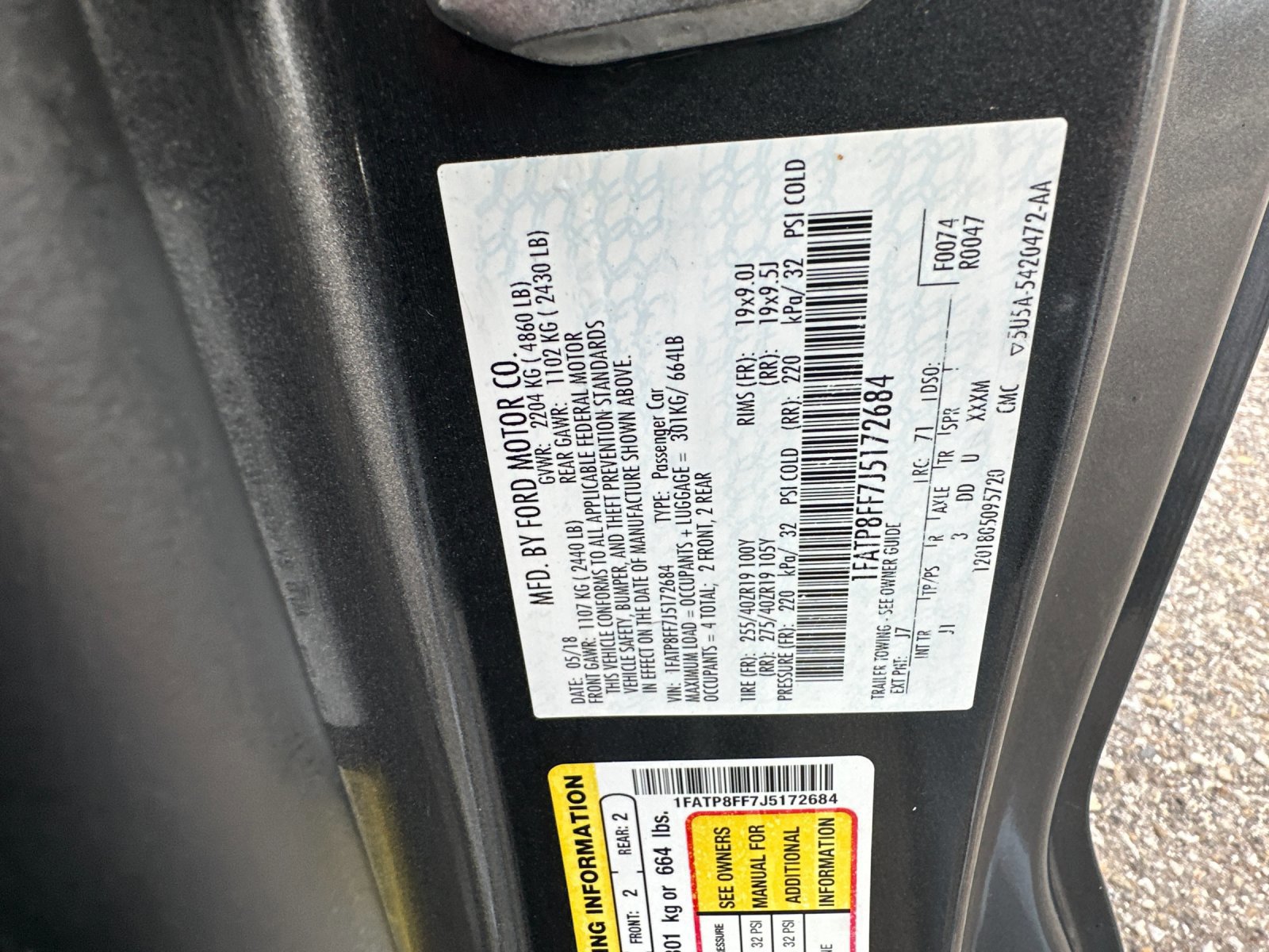 Certified 2018 Ford Mustang GT Premium w/ GT Performance Package image 28