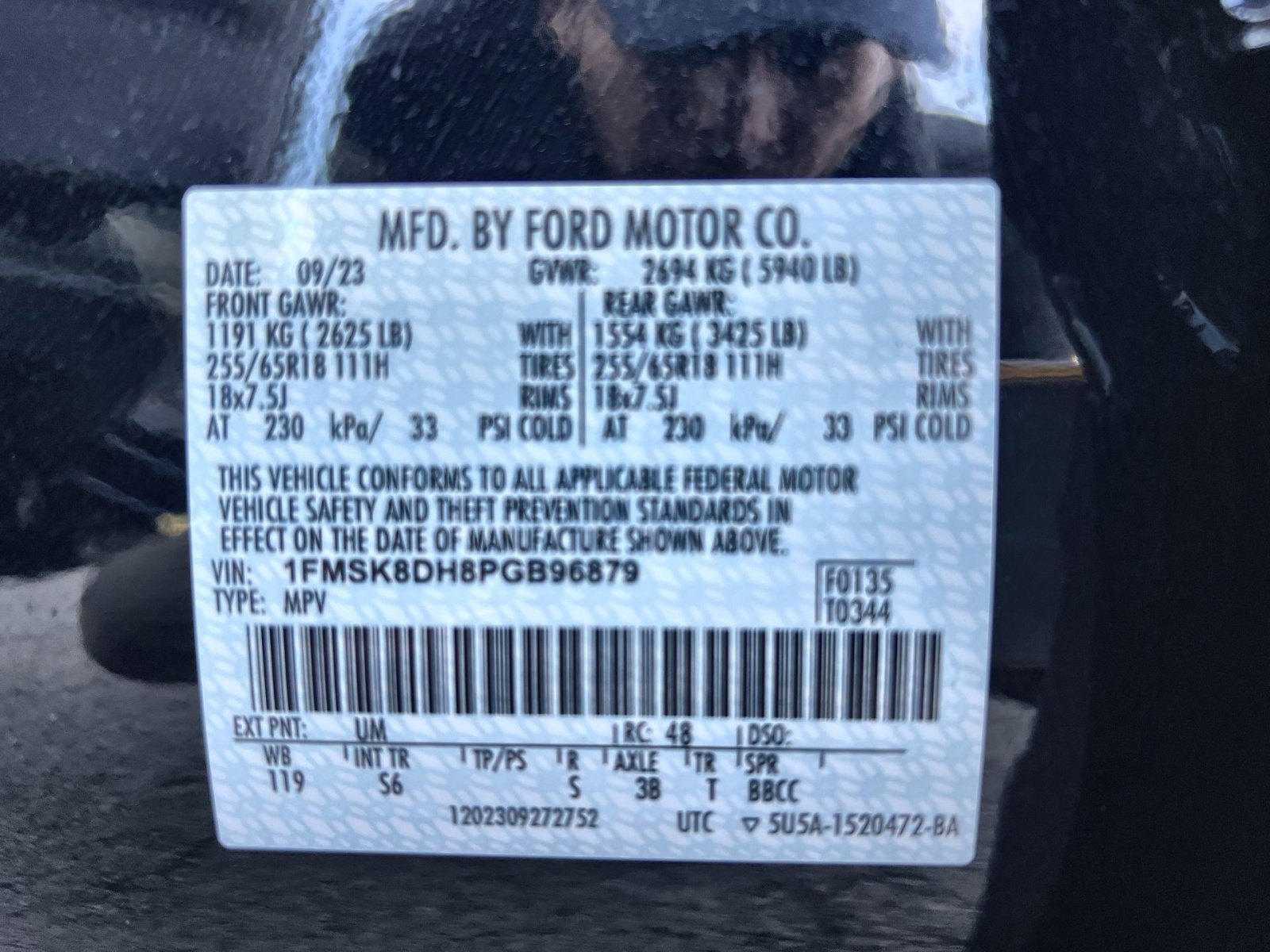 Certified 2023 Ford Explorer XLT w/ Equipment Group 202A image 28