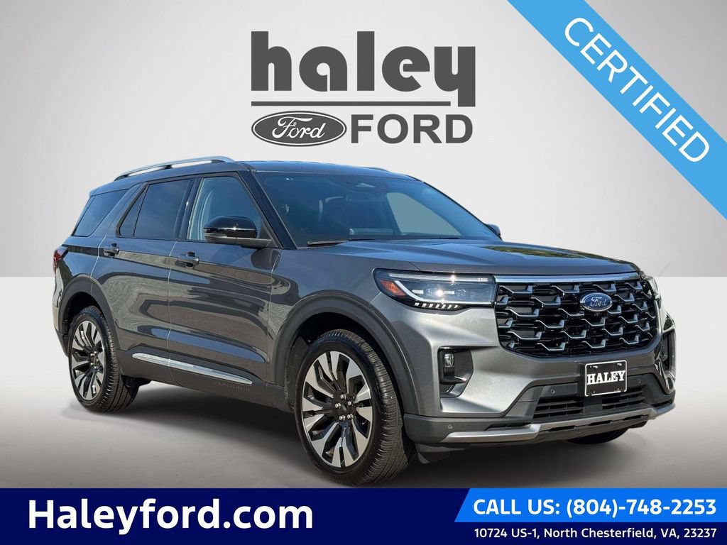 Certified 2026 Ford Explorer Platinum w/ LUX Leather Package