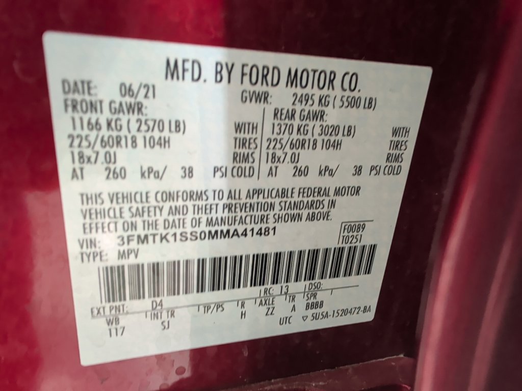 Certified 2021 Ford Mustang Mach-E Select AWD/4WD image 3