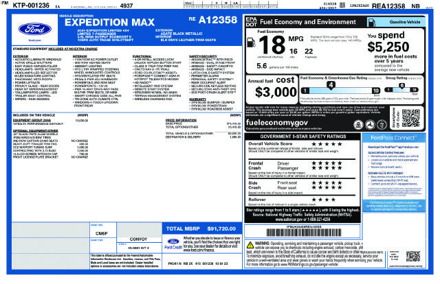 Certified 2024 Ford Expedition Max Limited AWD/4WD image 9