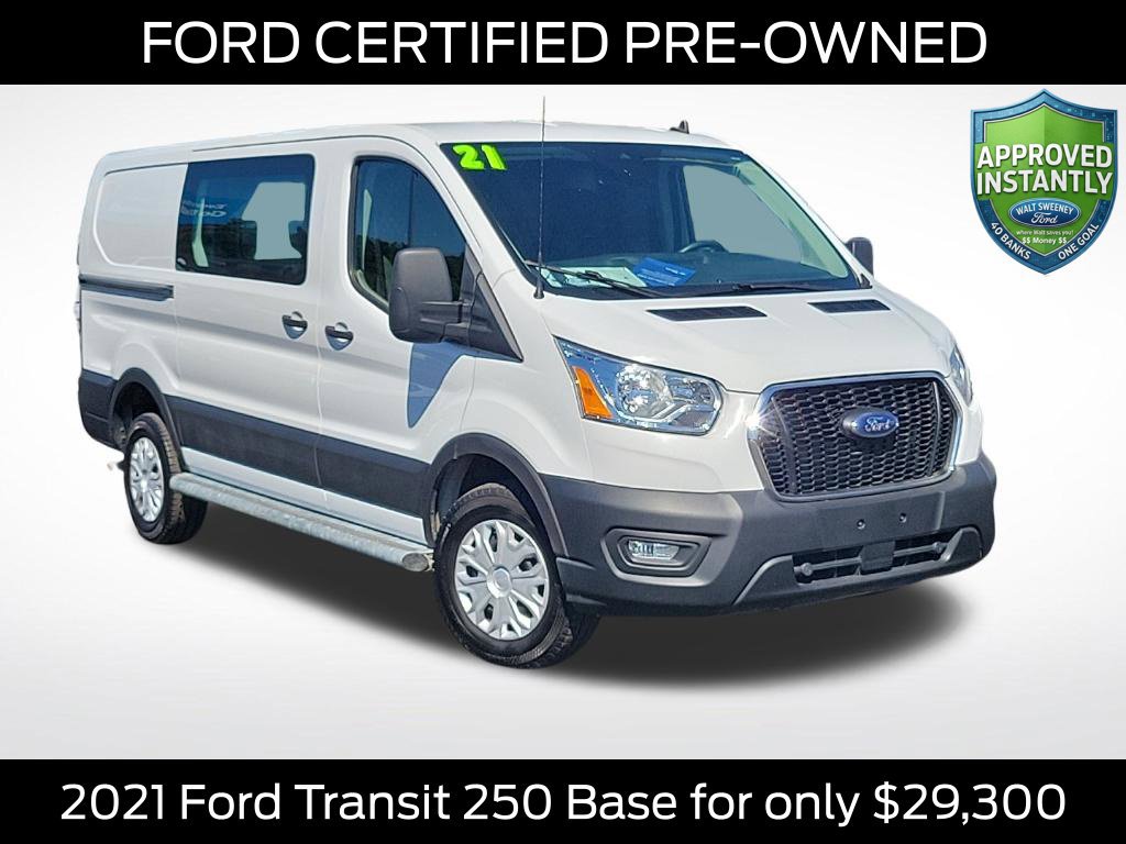 Certified 2021 Ford Transit 250 Low Roof w/ Exterior Upgrade Package