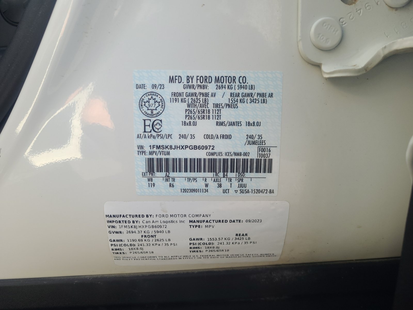 Certified 2023 Ford Explorer Timberline w/ Timberline Technology Package AWD/4WD image 26