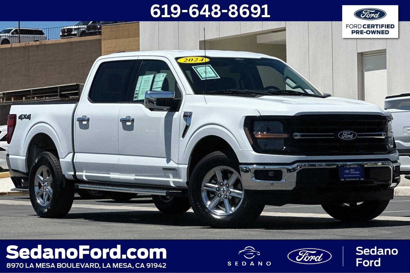 Certified 2024 Ford F150 XLT w/ Equipment Group 302A MID AWD/4WD image 1