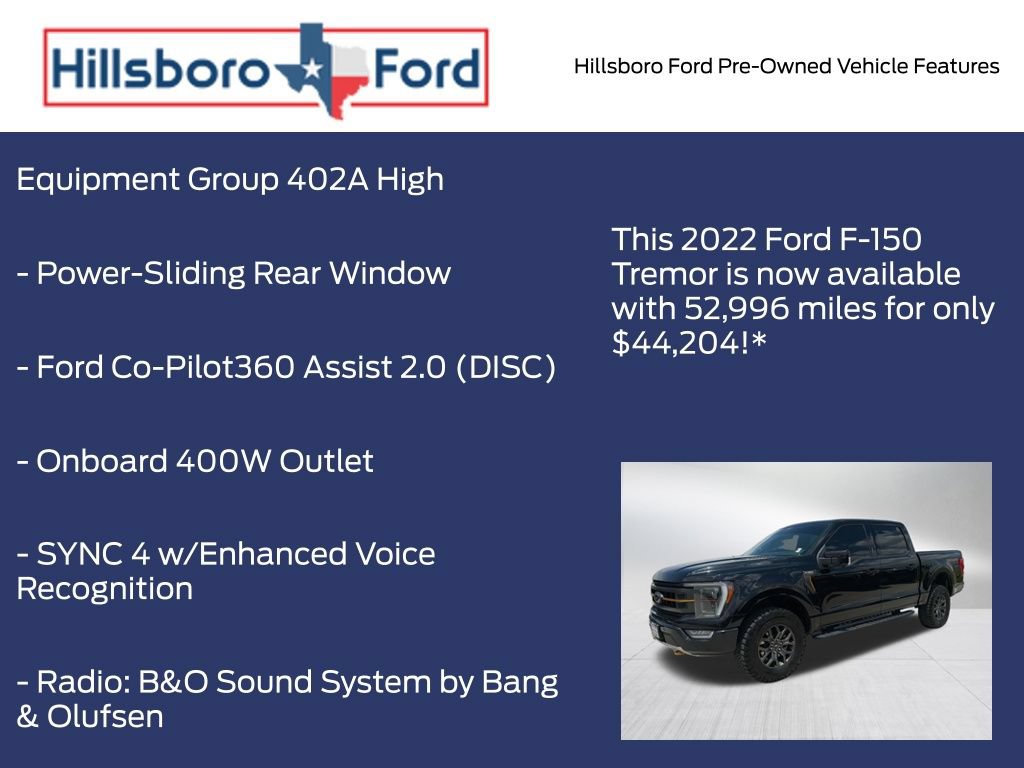 Certified 2022 Ford F150 Tremor w/ Equipment Group 402A High AWD/4WD image 6