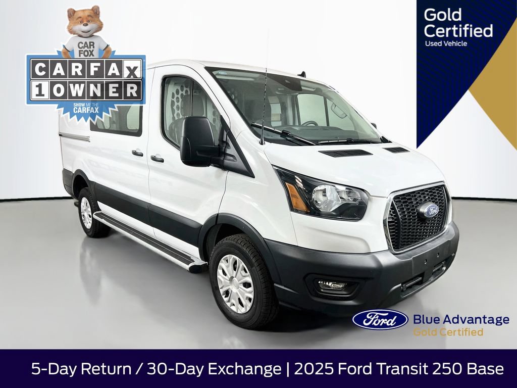 Certified 2025 Ford Transit 250 Low Roof w/ Exterior Upgrade Package