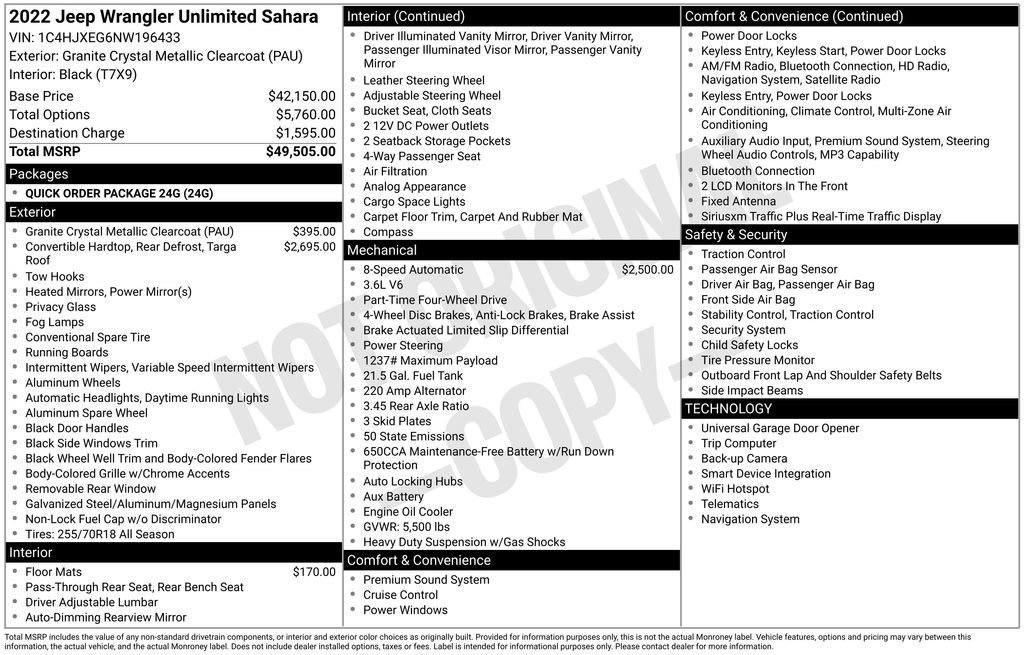 Used 2022 Jeep Wrangler Unlimited Sahara image 31