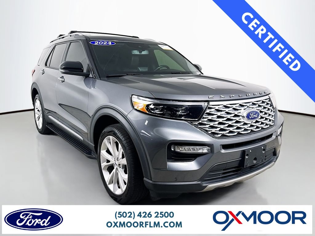 Certified 2024 Ford Explorer Platinum w/ Technology Package AWD/4WD image 1