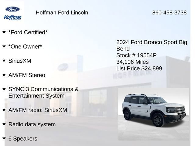 Certified 2024 Ford Bronco Sport Big Bend image 9