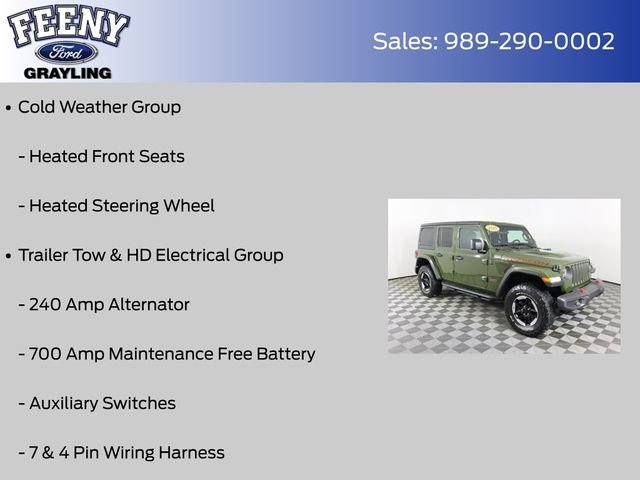 Used 2021 Jeep Wrangler Unlimited Rubicon w/ Cold Weather Group image 8