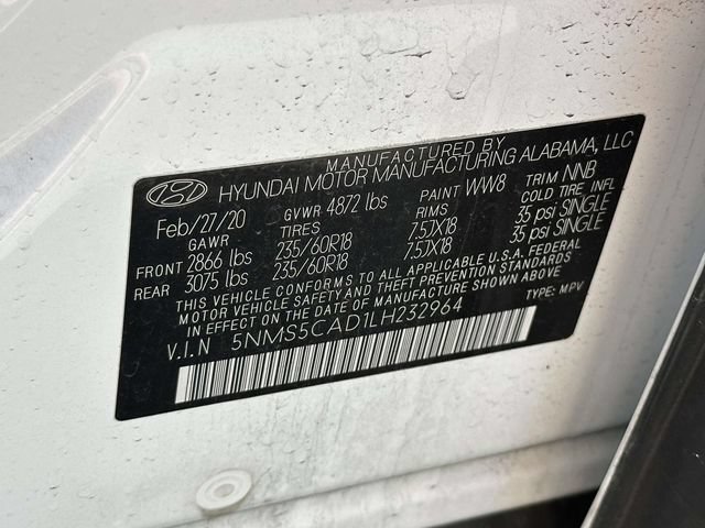 Used 2020 Hyundai Santa Fe Limited w/ Cargo Package AWD/4WD image 11