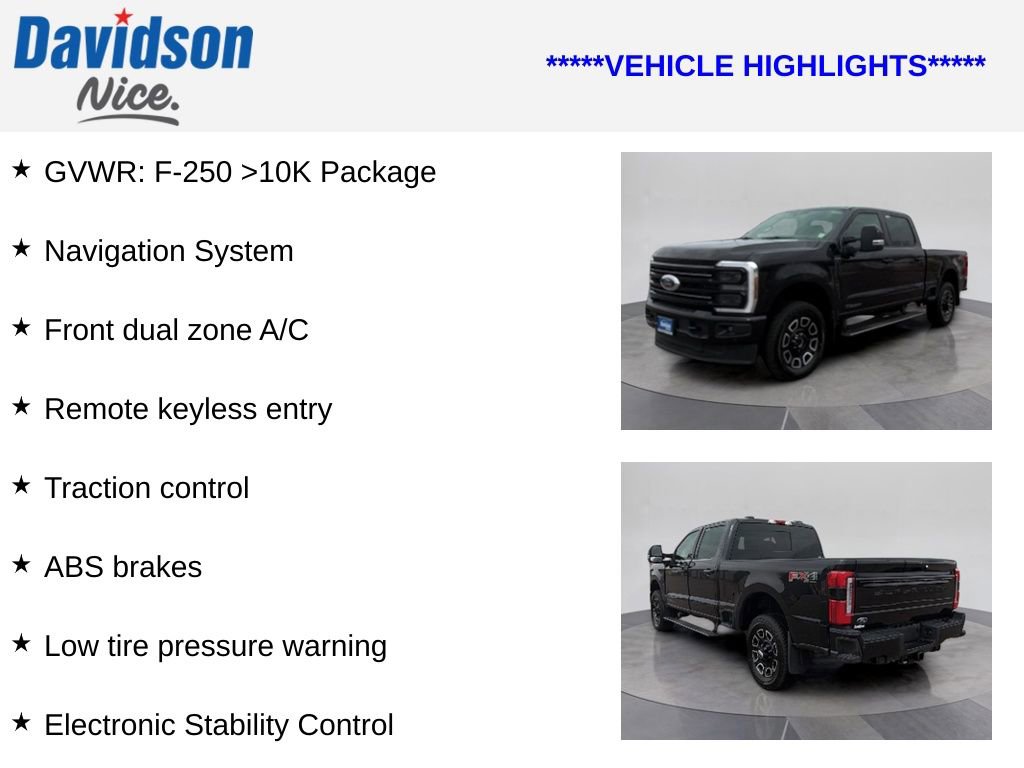 Certified 2025 Ford F250 Platinum image 4