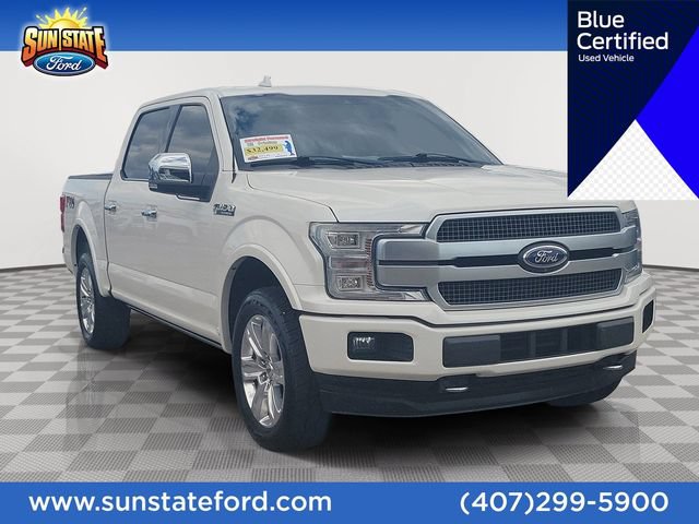 Certified 2019 Ford F150 Platinum w/ Equipment Group 701A Luxury AWD/4WD 360° Tour