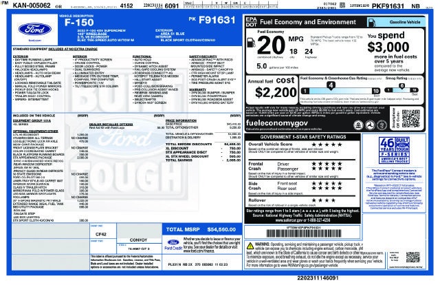 Certified 2023 Ford F150 XL w/ STX Appearance Package AWD/4WD image 26