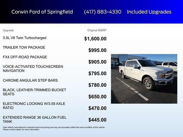 Certified 2019 Ford F150 Lariat w/ Trailer Tow Package image 5
