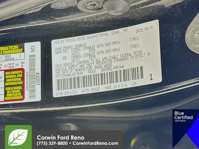 Used 2020 Toyota Tacoma TRD Off-Road w/ TRD Premium Off Road Package image 36