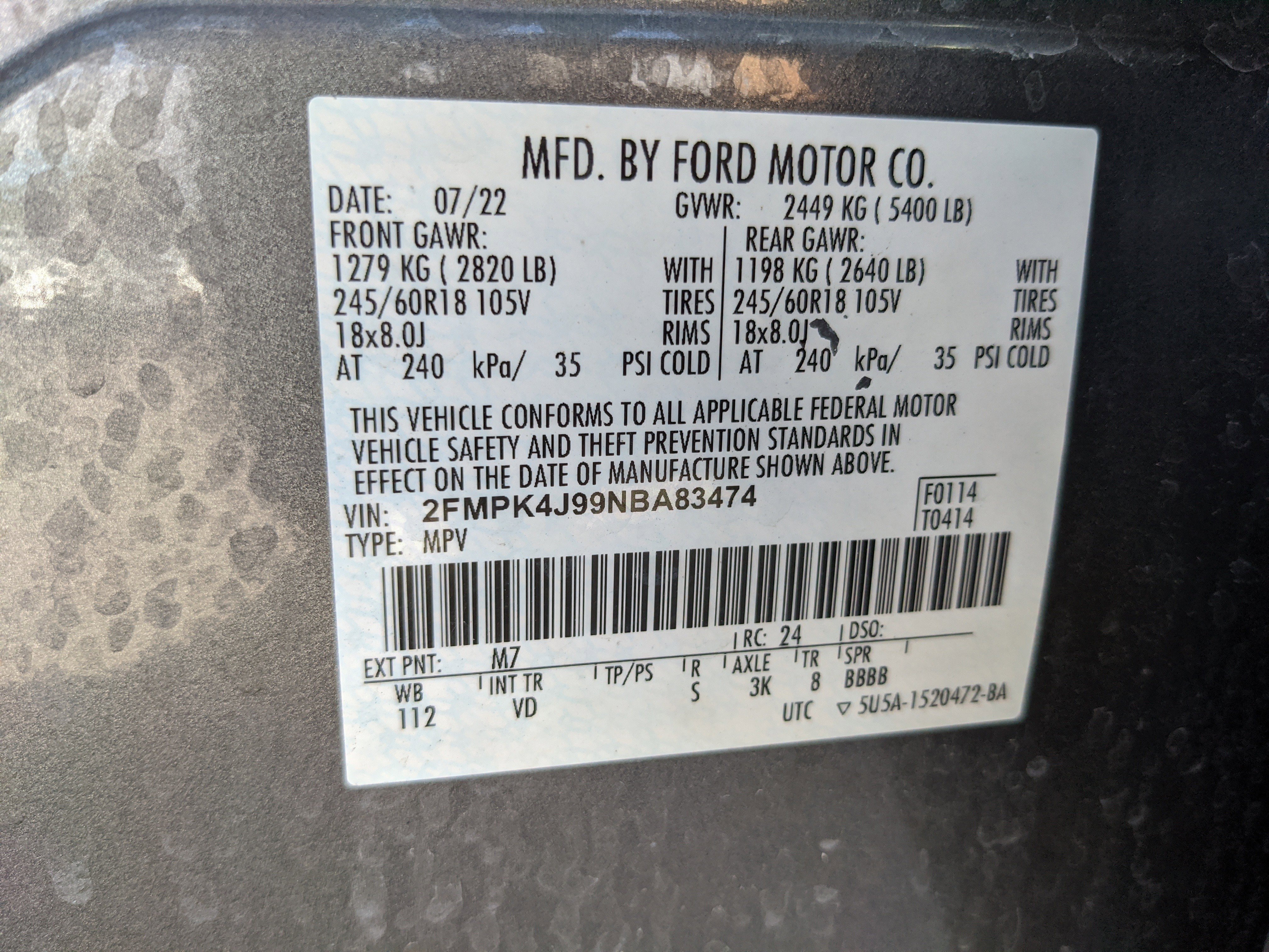 Certified 2022 Ford Edge SEL image 33