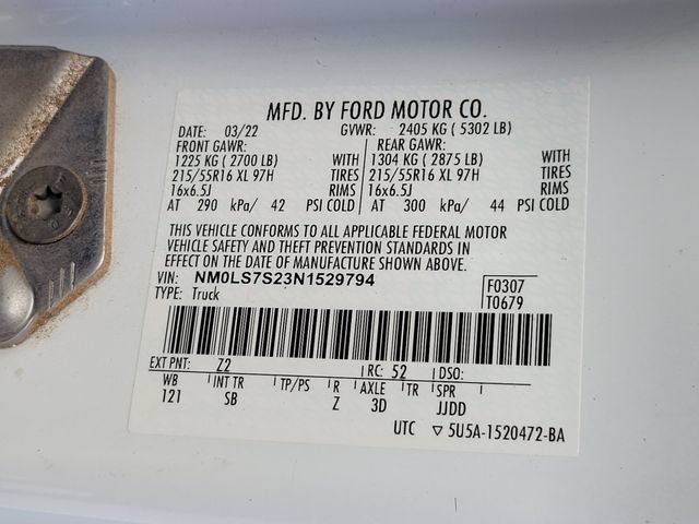 Certified 2022 Ford Transit Connect XL FWD image 16