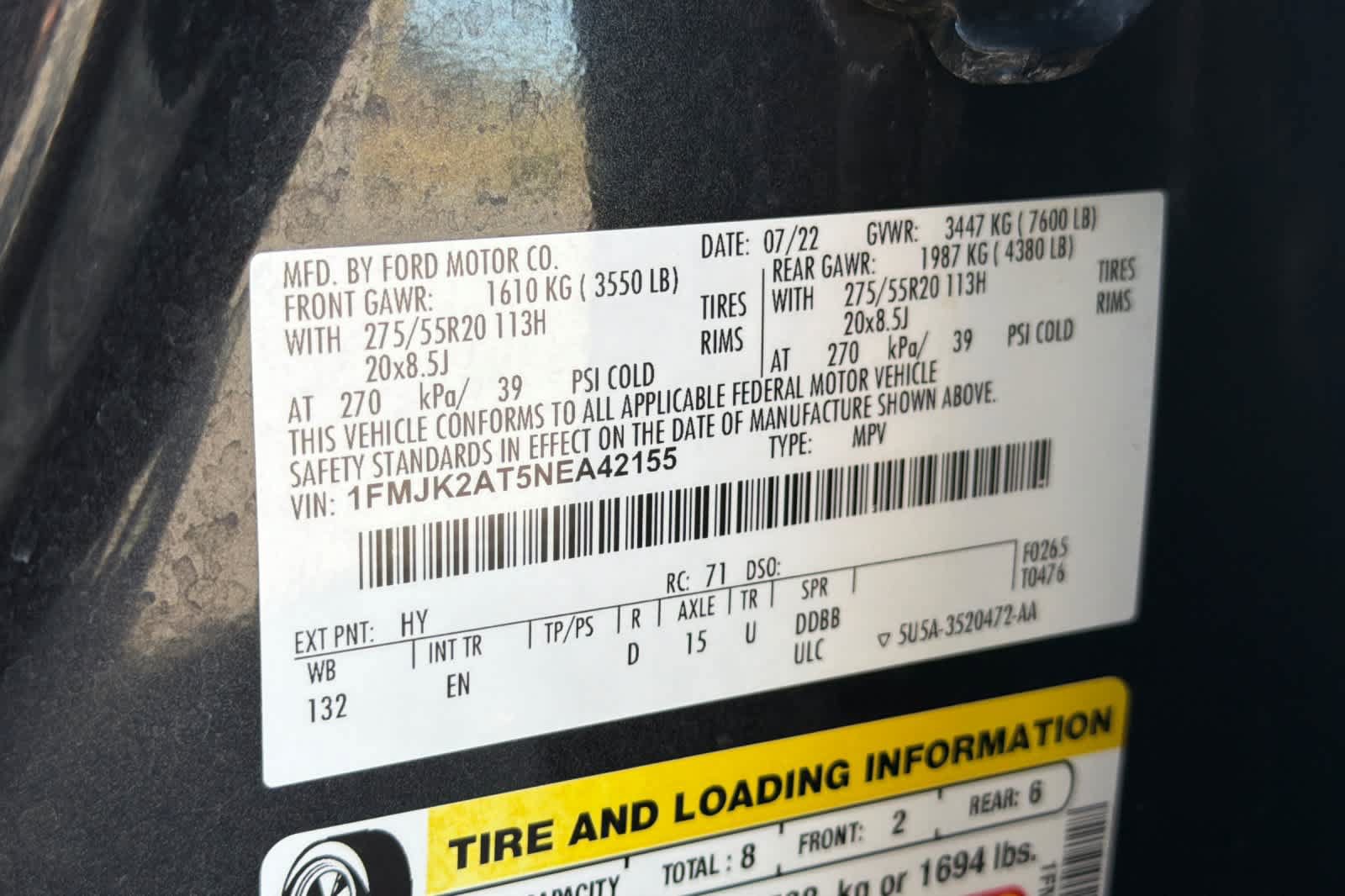 Certified 2022 Ford Expedition Max Limited AWD/4WD image 30