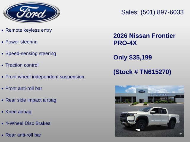 Used 2026 Nissan Frontier PRO-4X AWD/4WD image 12