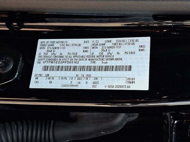 Certified 2023 Ford F150 XLT w/ Equipment Group 302A High AWD/4WD image 26