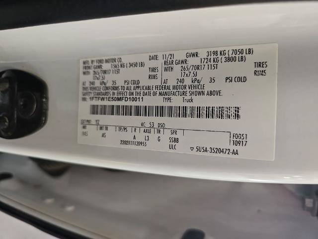 Certified 2021 Ford F150 XL w/ Equipment Group 101A High AWD/4WD image 33