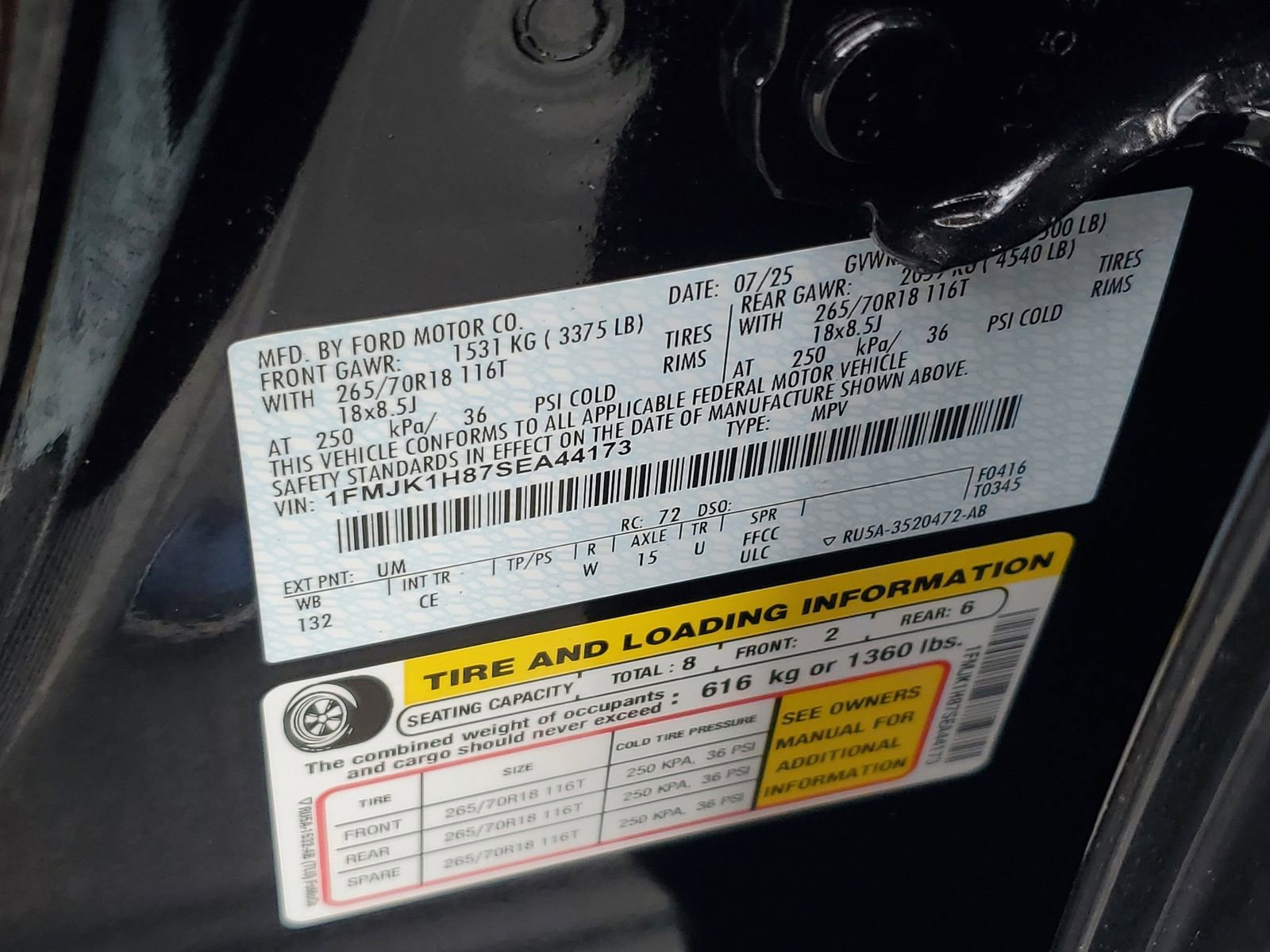 Certified 2025 Ford Expedition Max Active RWD image 35