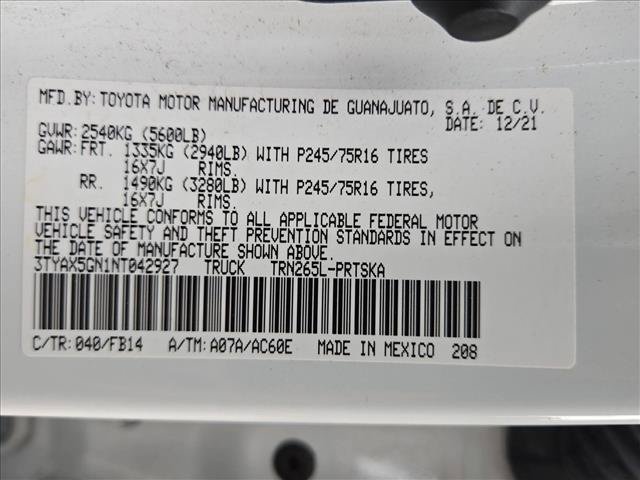 Used 2022 Toyota Tacoma SR w/ SR Convenience Package RWD image 15