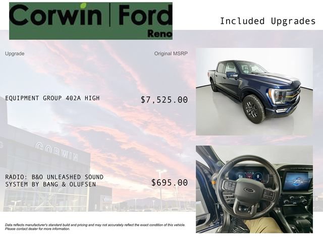 Certified 2023 Ford F150 Tremor w/ Equipment Group 402A High AWD/4WD image 3