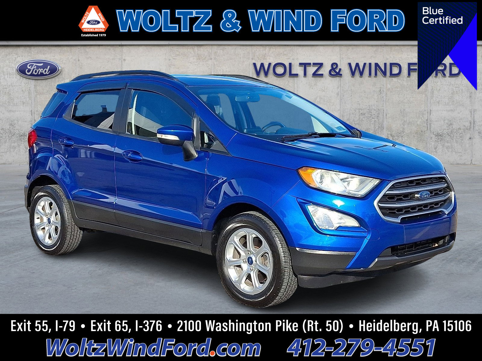 Certified 2019 Ford EcoSport SE w/ SE Convenience Package