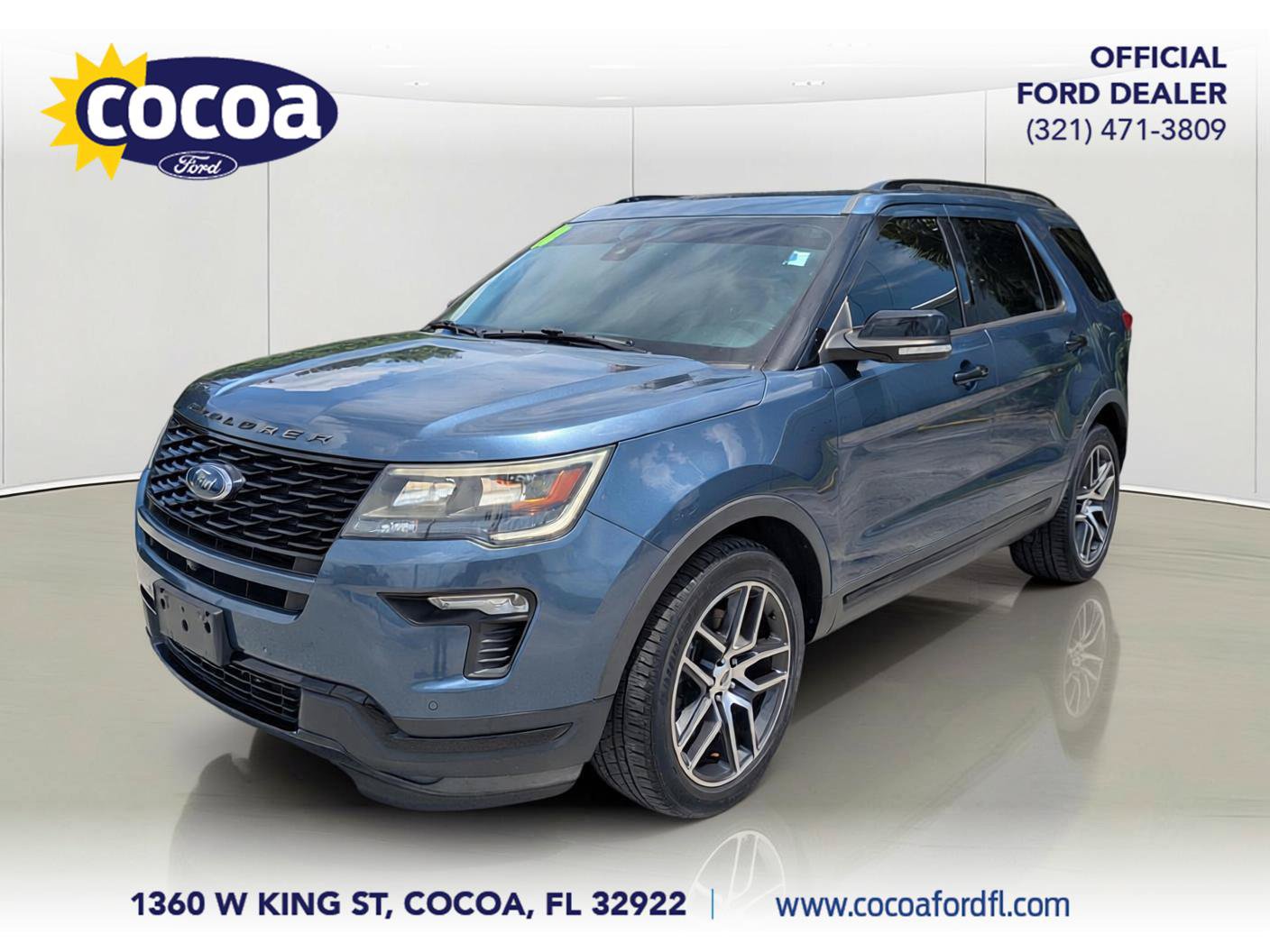 Certified 2018 Ford Explorer Sport w/ Equipment Group 401A